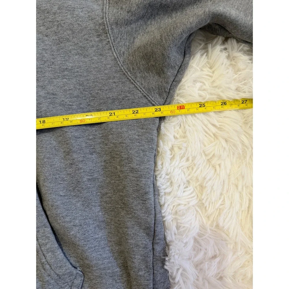 Jordan Hoodie L Gray Jumpman Logo Embroidered Signature Streetwear